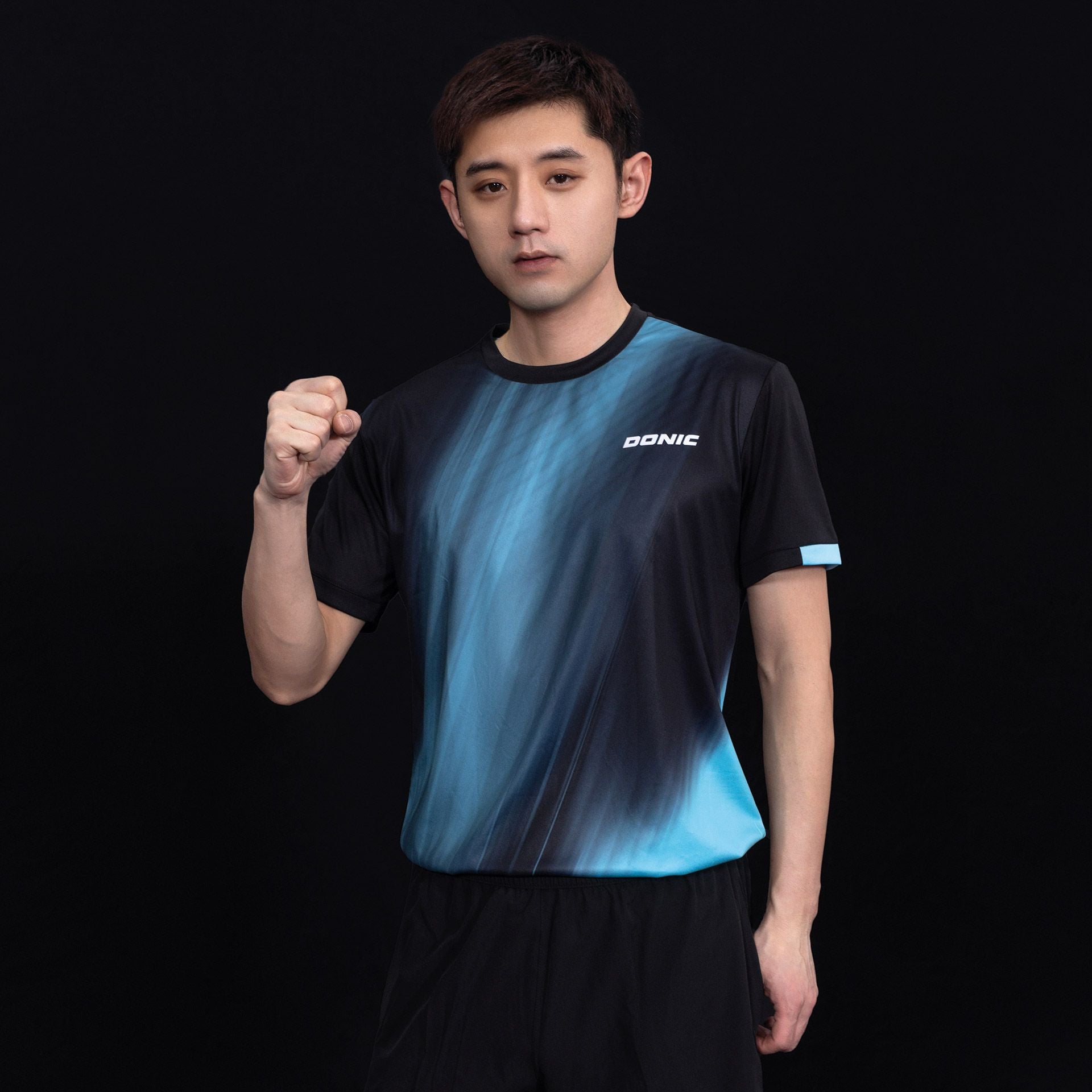 Donic camiseta Cream Junior negro/azul claro