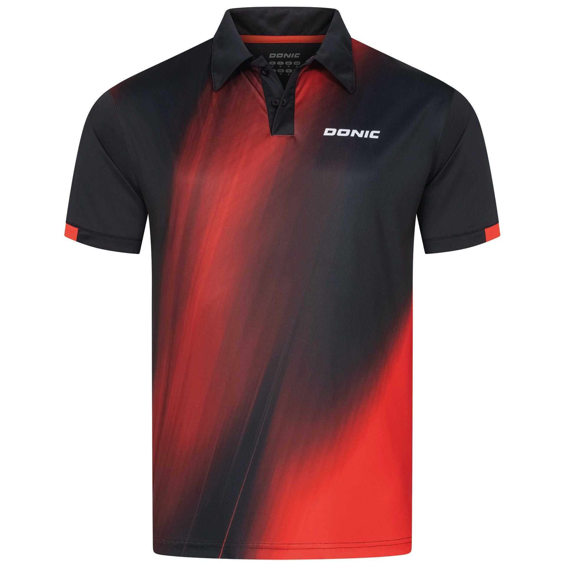 Donic camiseta Fire negro/rojo