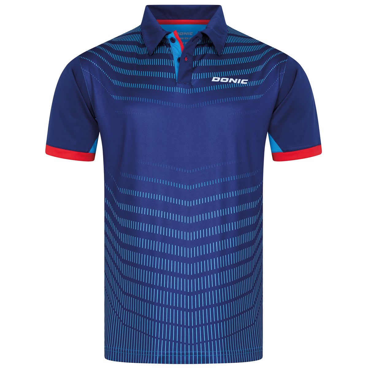 Camiseta Donic Kava azul marino/rojo
