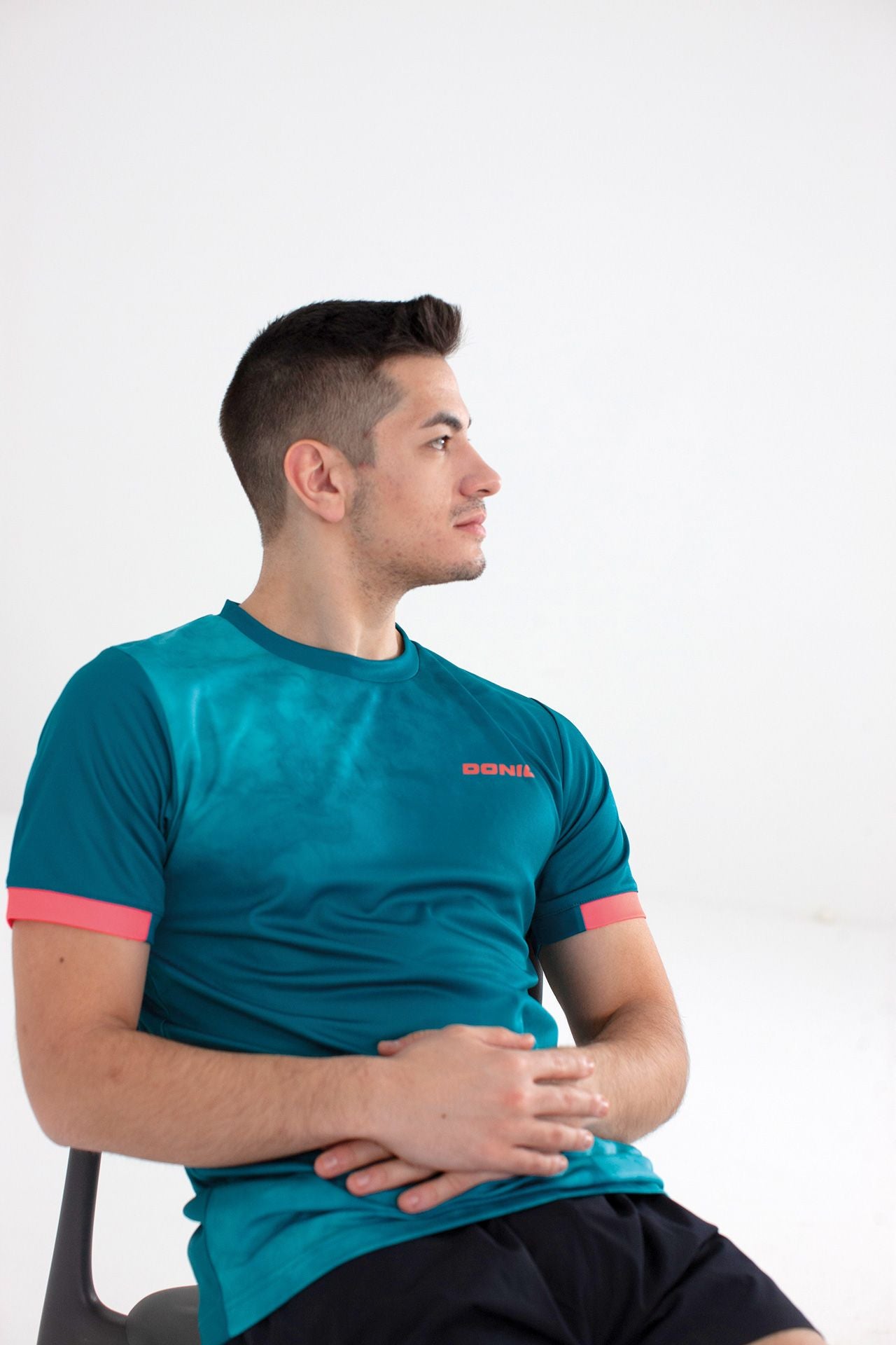 Camiseta Donic Axtion verde/azul claro/naranja