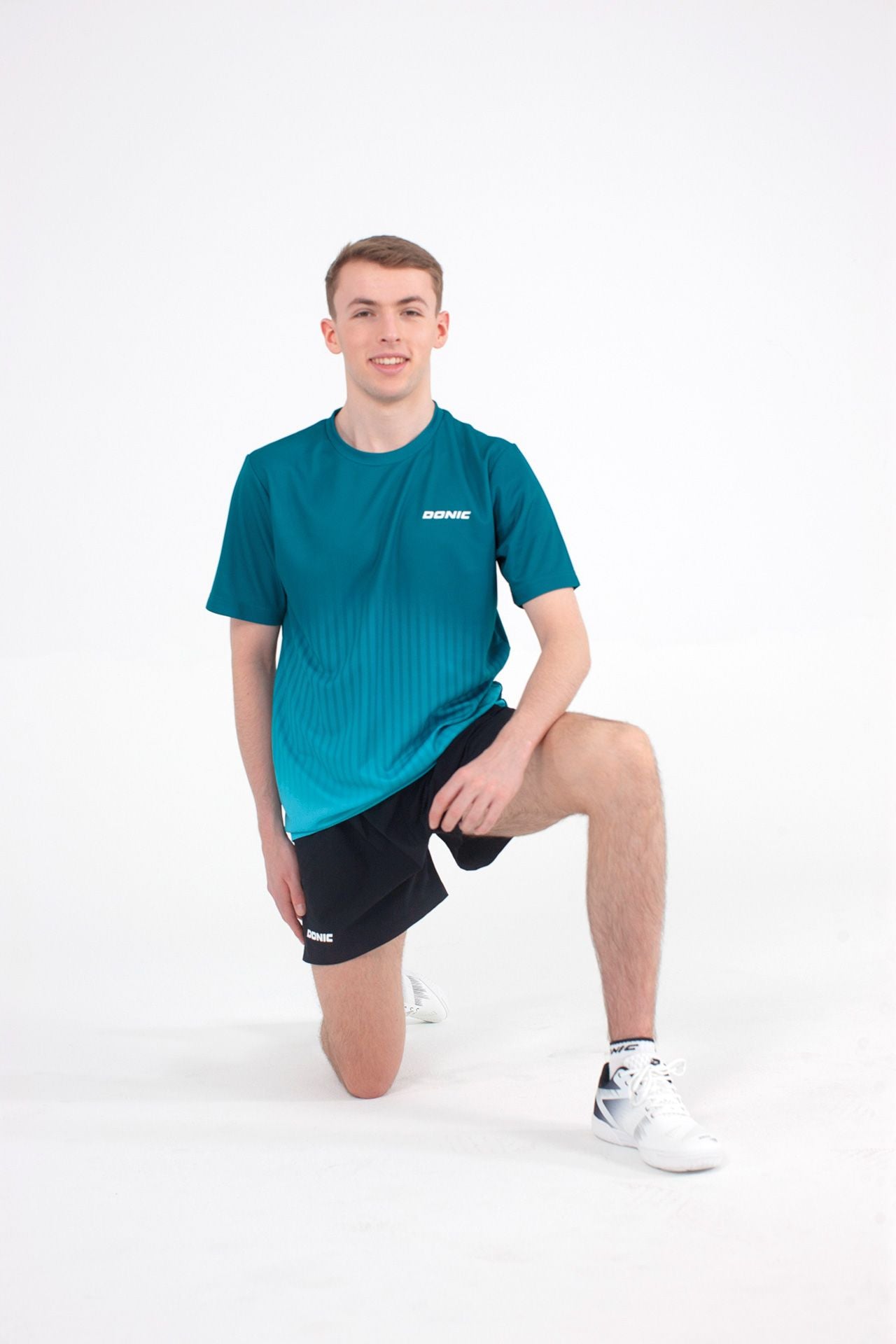 Camiseta Donic Driva Junior verde/azul claro