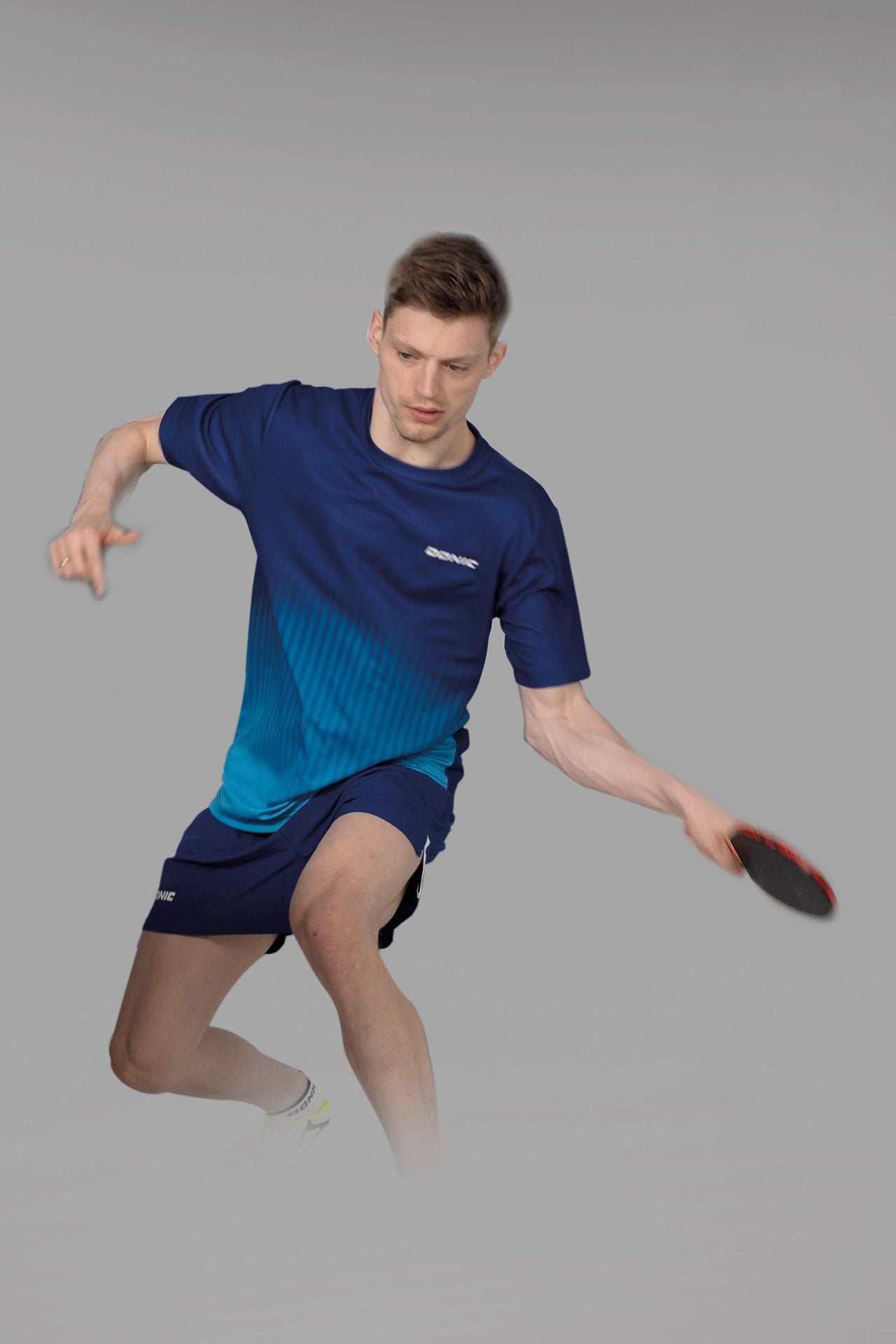 Camiseta Donic Driva Junior azul marino/cian