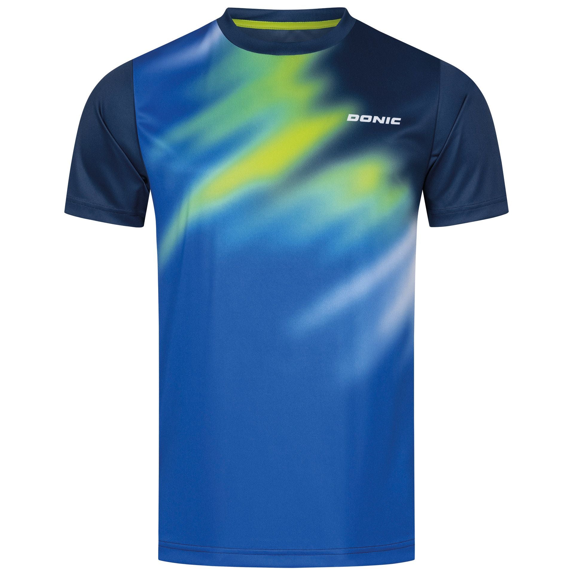 Donic camiseta Furious Junior azul marino/azul real/lima