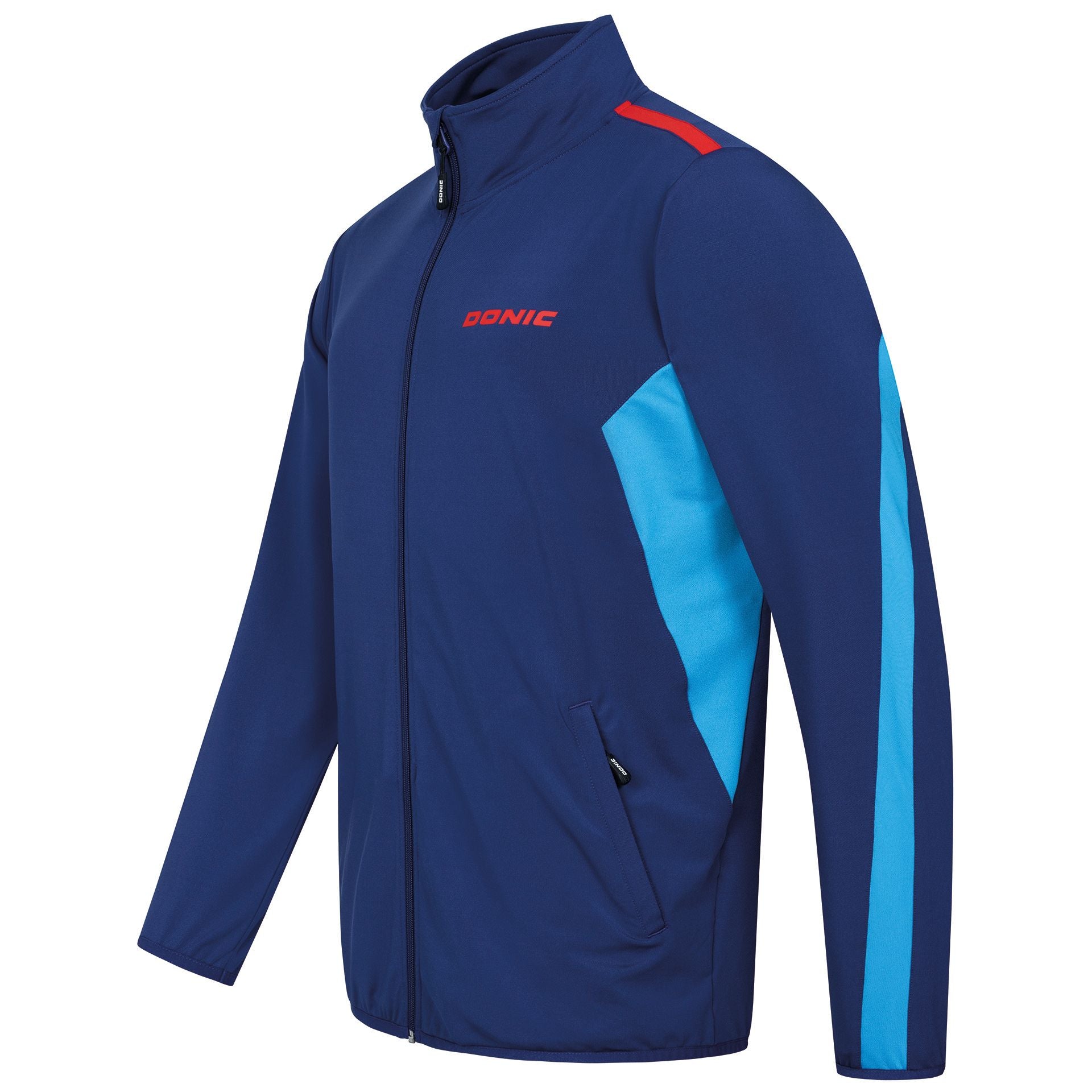 Chaqueta de chándal Donic Averis negro/azul claro/blanco