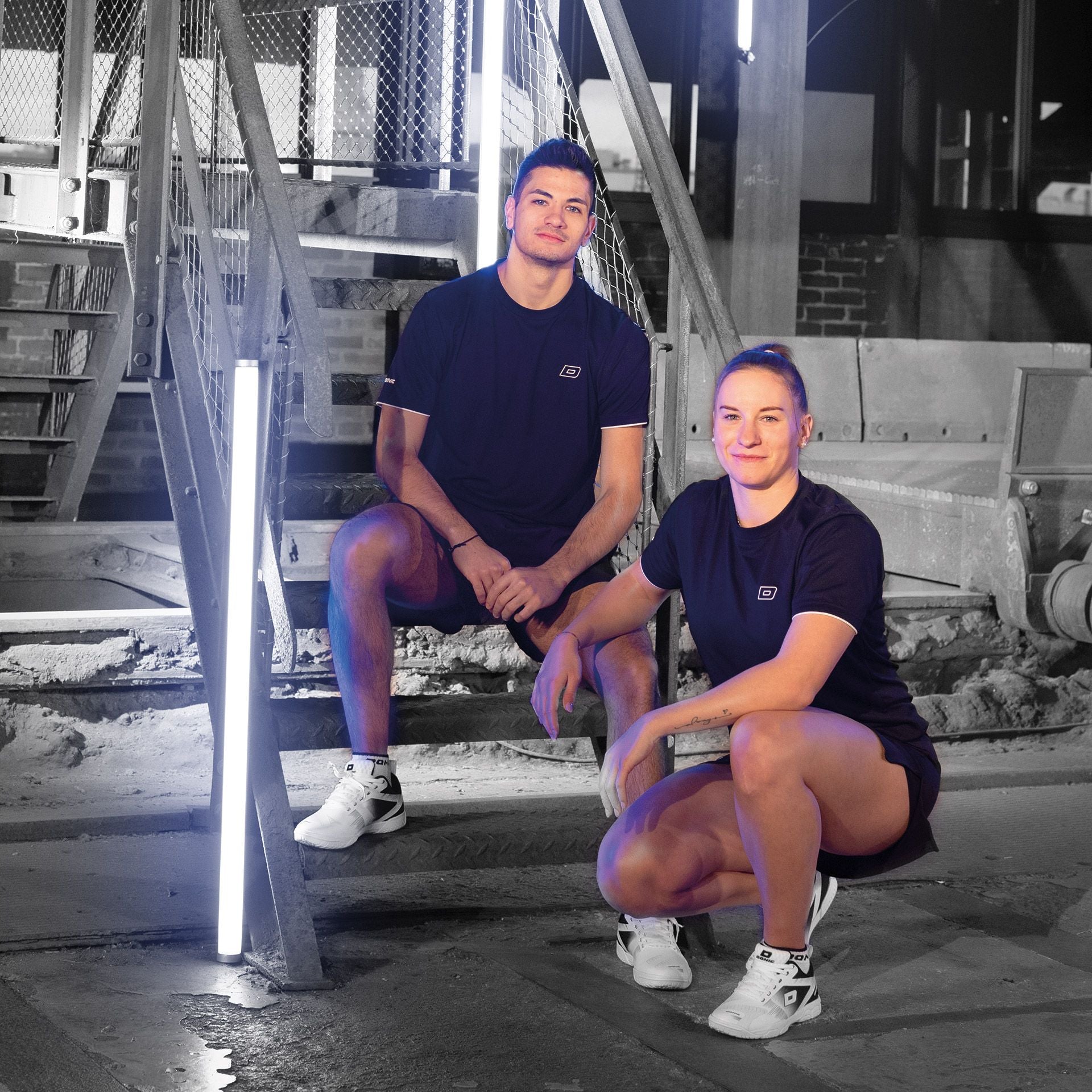 Donic camiseta Black Series Junior negro