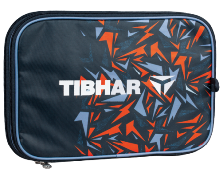 Funda doble Tibhar Spectra cuadrada azul marino/naranja