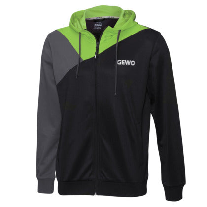 Gewo sudadera con capucha Toledo negro/lima