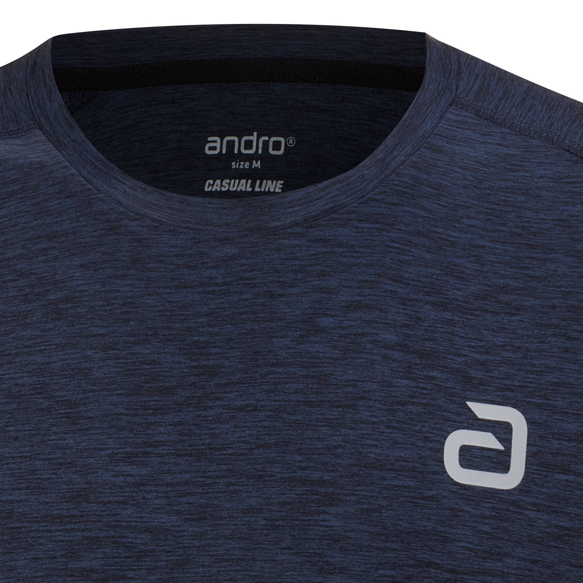 Camiseta Andro Melange Alpha azul oscuro