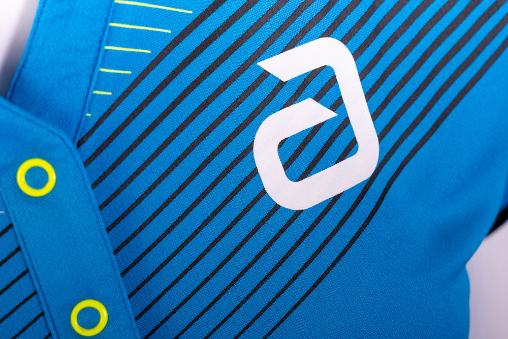 Camiseta Andro Avos Mujer azul/amarillo