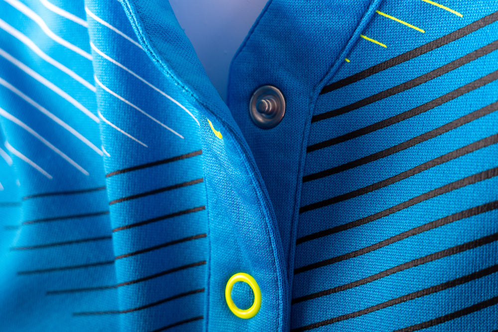 Camiseta Andro Avos Mujer azul/amarillo