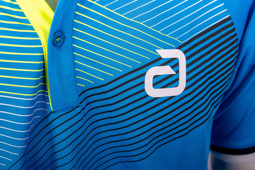 Camiseta Andro Avos Algodón azul/amarillo