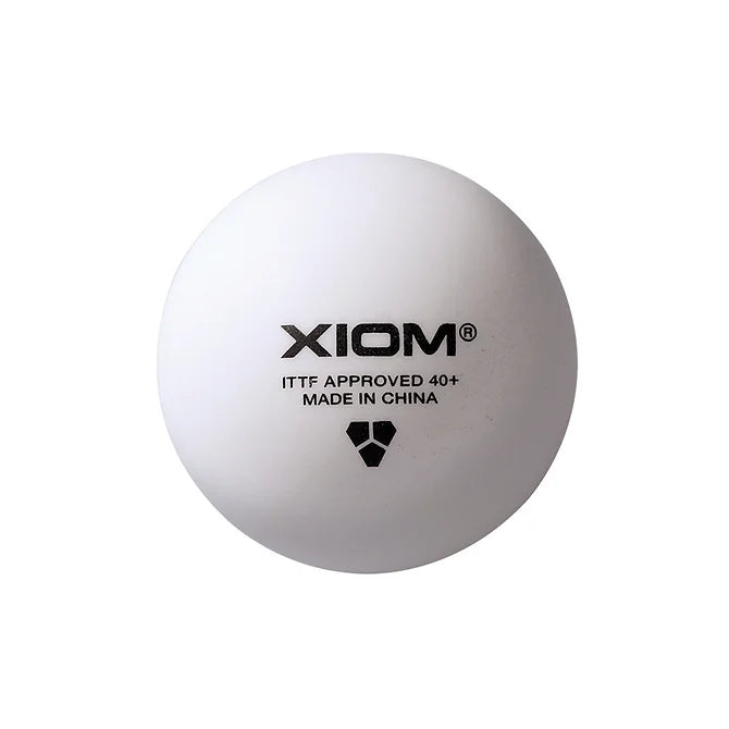 Pelota Xiom ITTF Sin Costuras***40+ blanca (6)