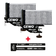 Set Gewo 2 x Red y Poste World Cup negro + 1 herramienta de calibración