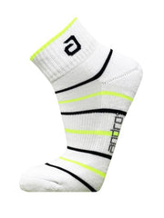 Calcetines Andro Pace blanco/amarillo/negro
