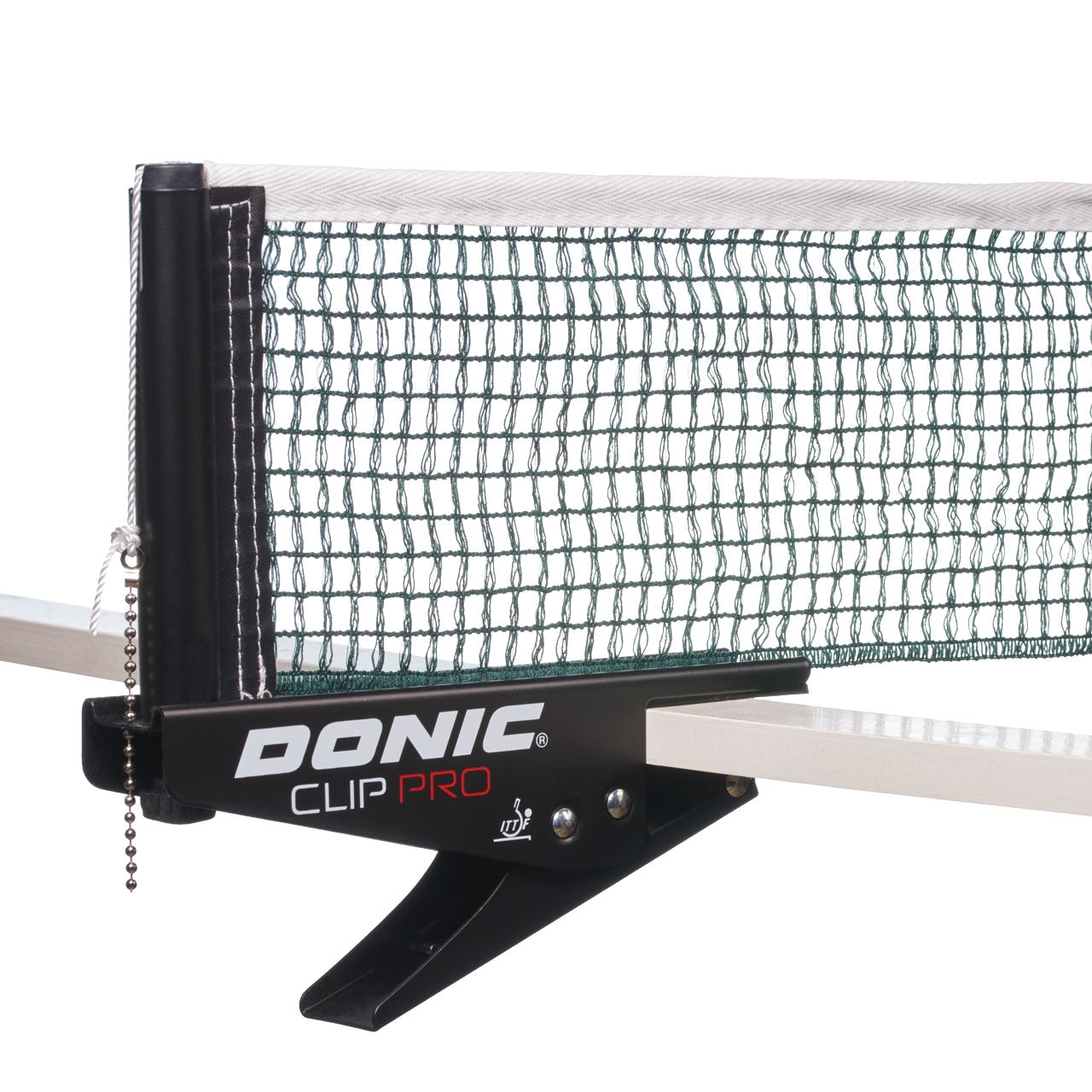 Donic Set de Red y Poste Clip Pro verde