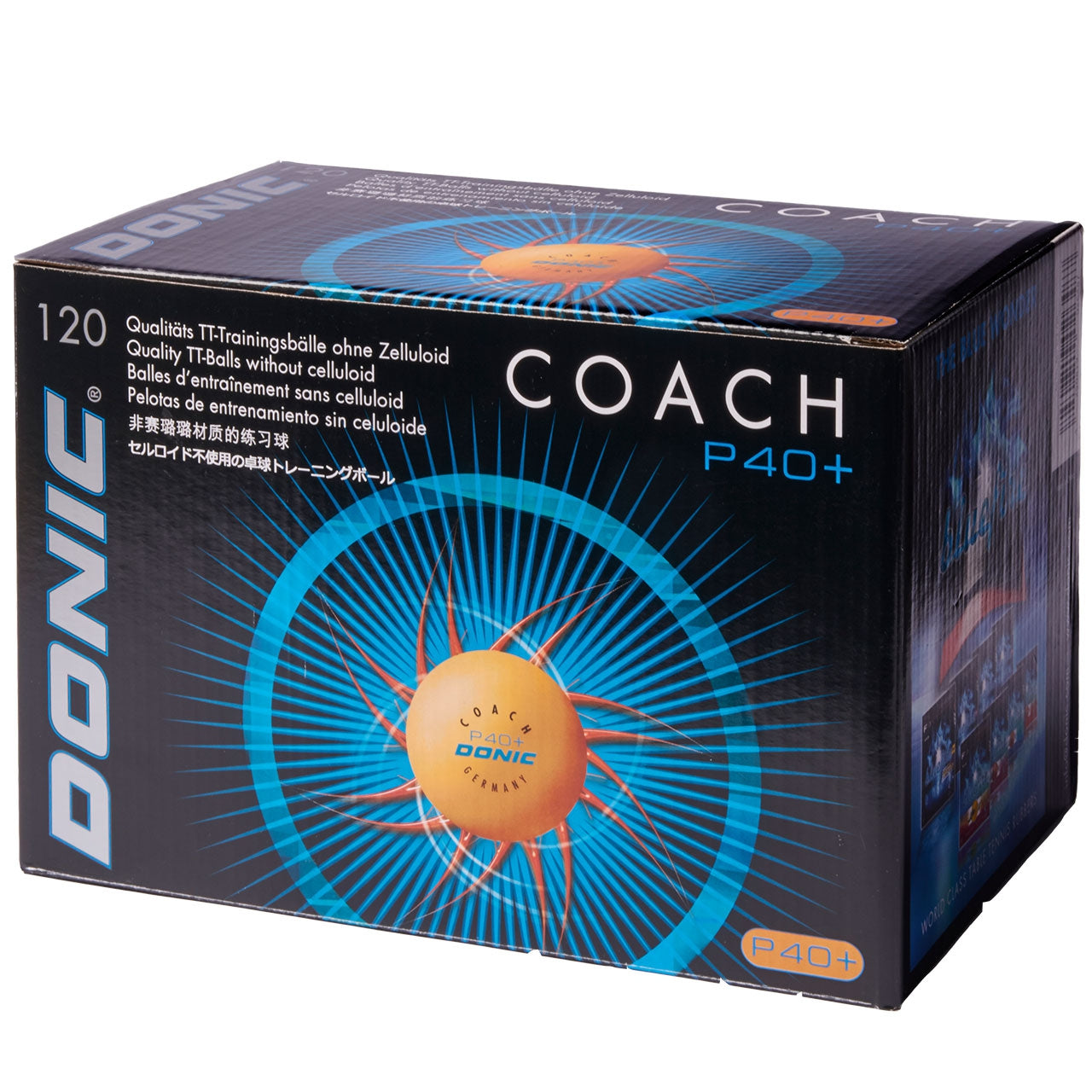 Donic Bola Coach P40+ **naranja (120)