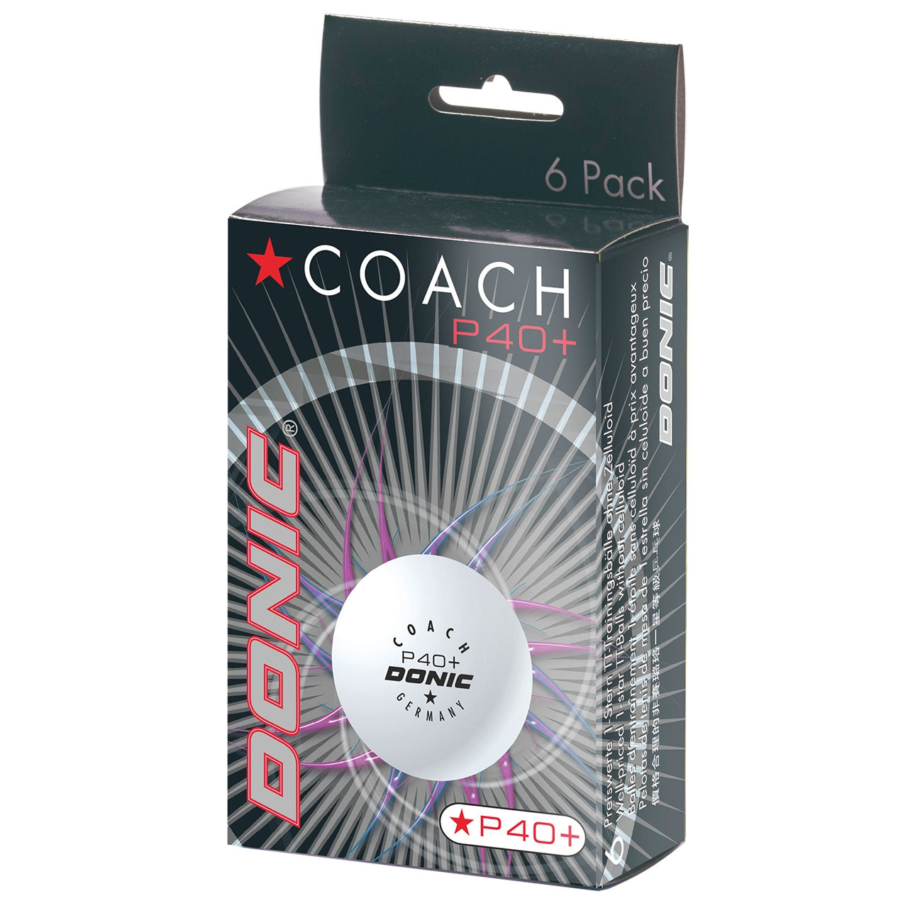 Donic Bola Coach P40+ *blanca (6)