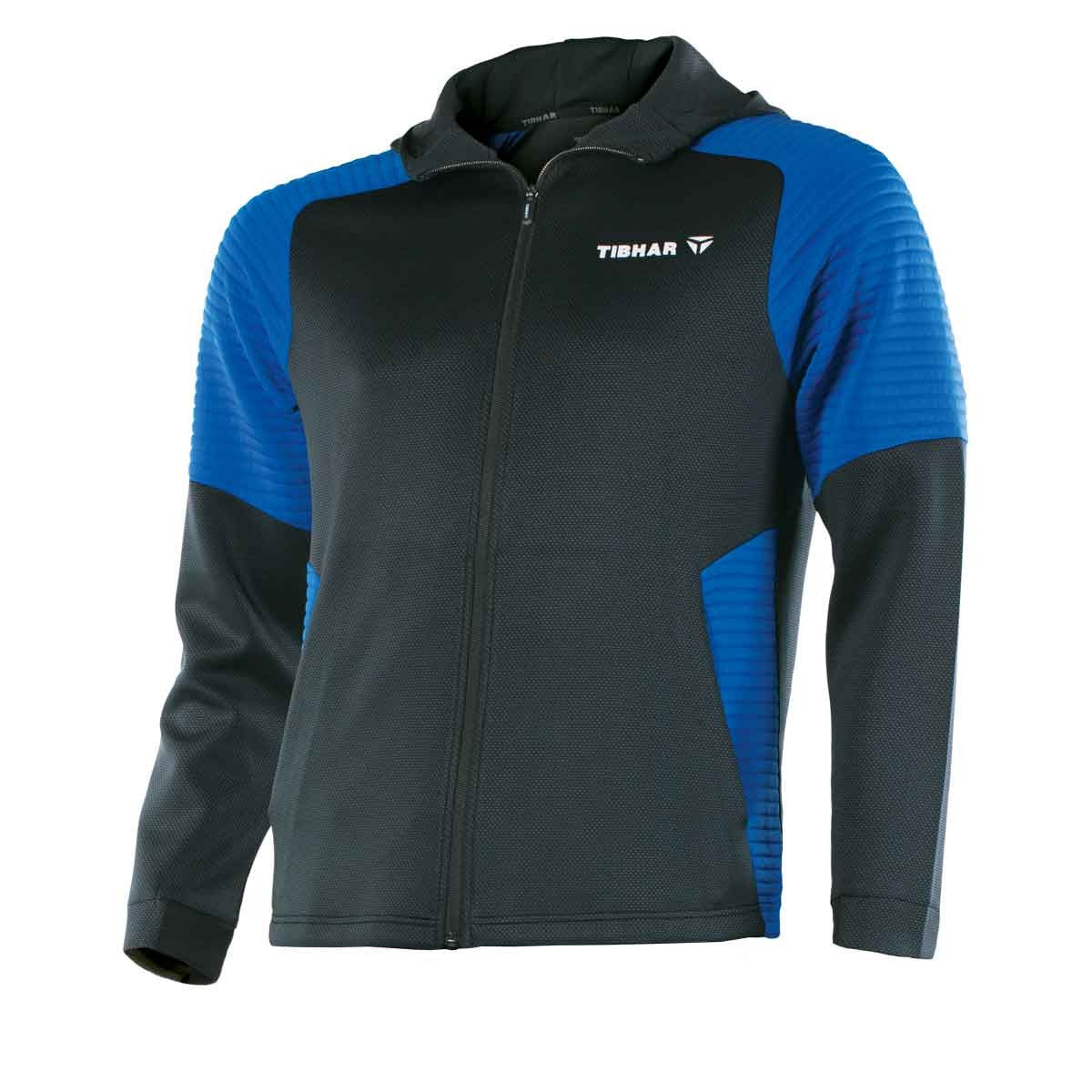 Sudadera con capucha Tibhar Pro negro/azul